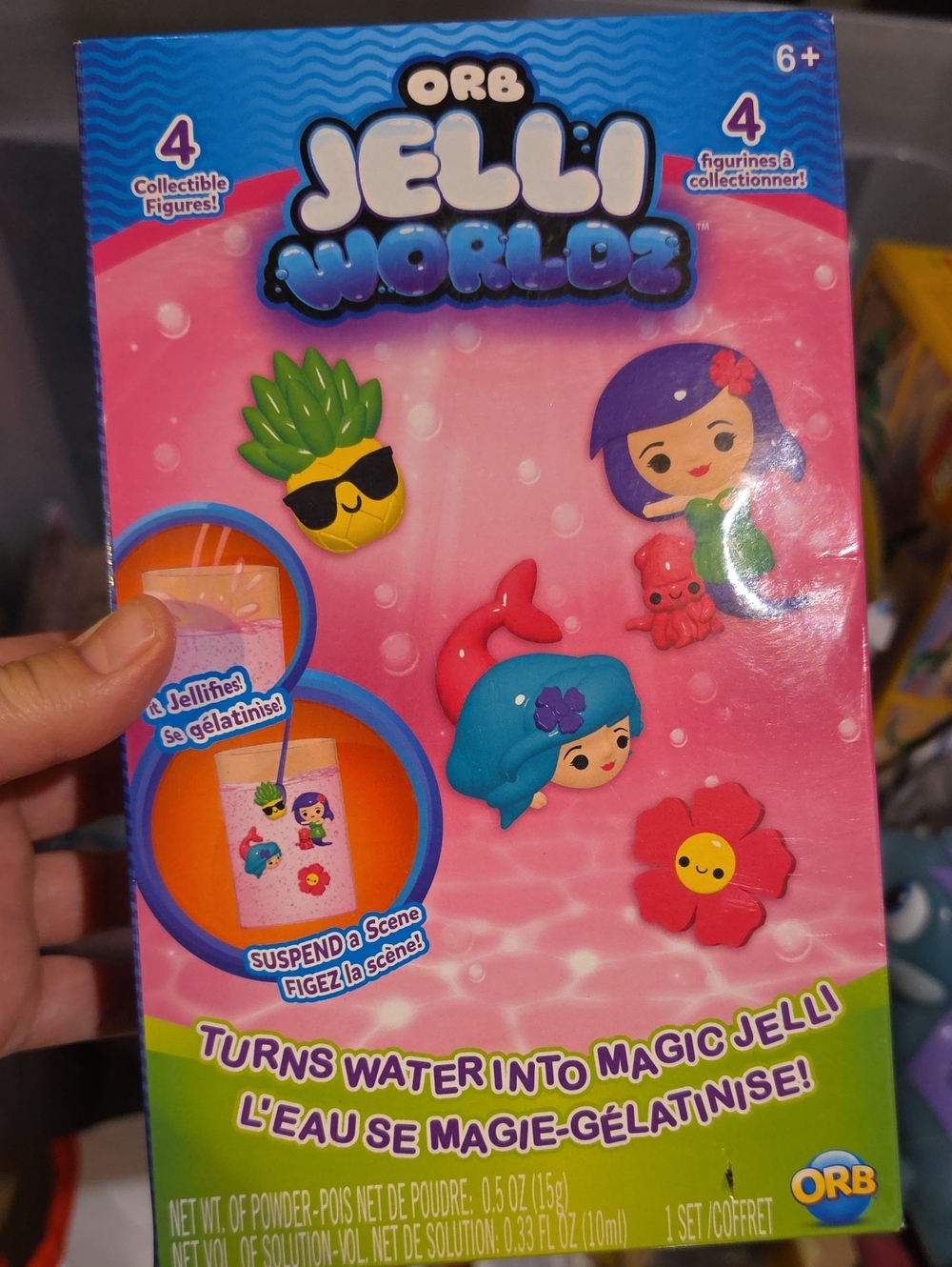 New ORB Jelli Worldz Kids Toy - Pink Jelli Figures Pack